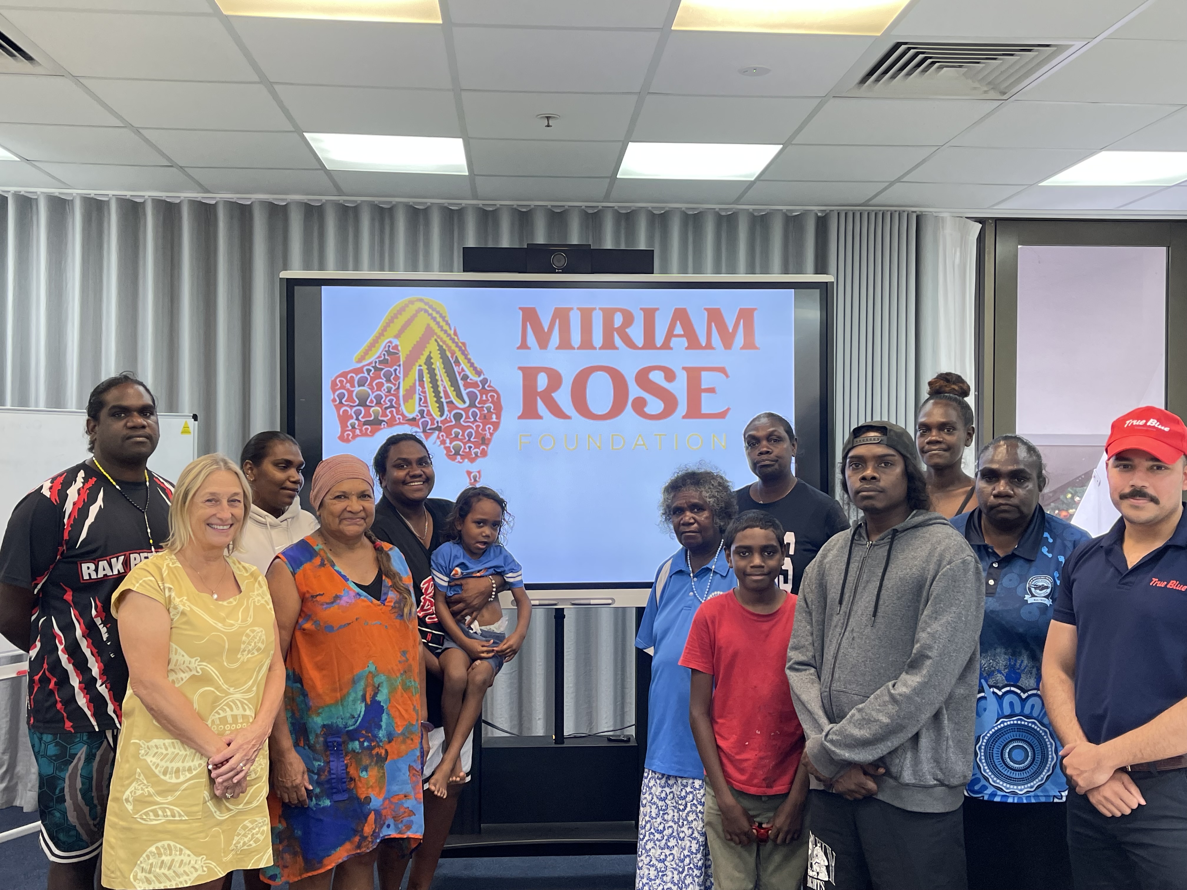 Rifat Mahmud with Miriam Rose Foundation members